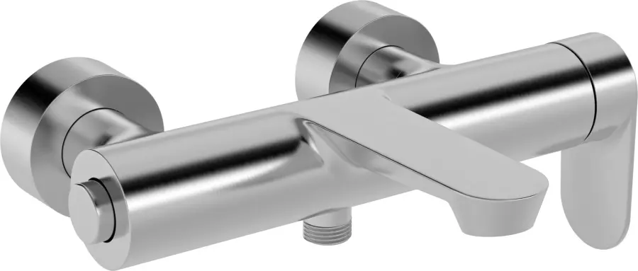 HansaGenesis Μπαταρία Λουτρού Brushed steel