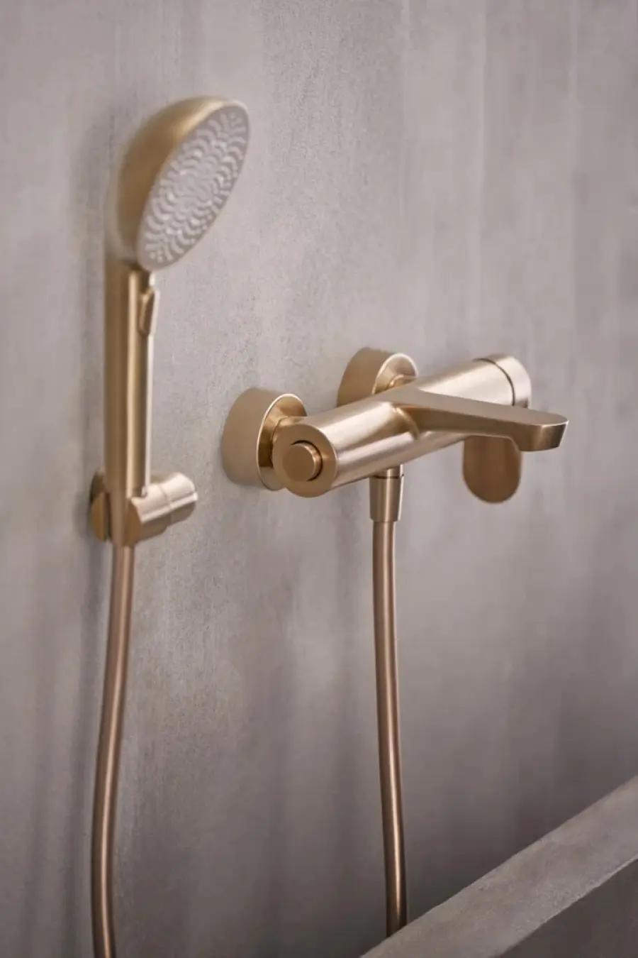 HansaGenesis Μπαταρία Λουτρού Brushed bronze