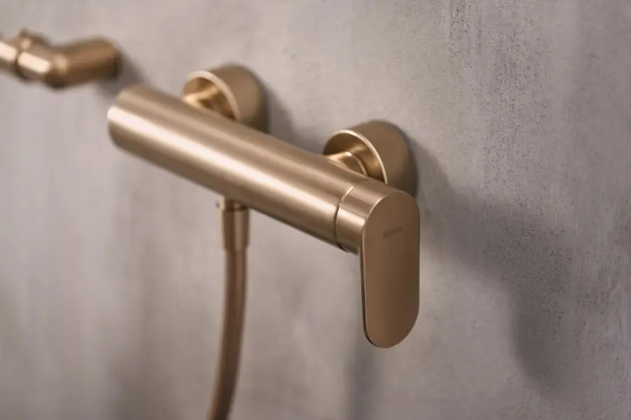 HansaGenesis Μπαταρία Ντούς Brushed bronze