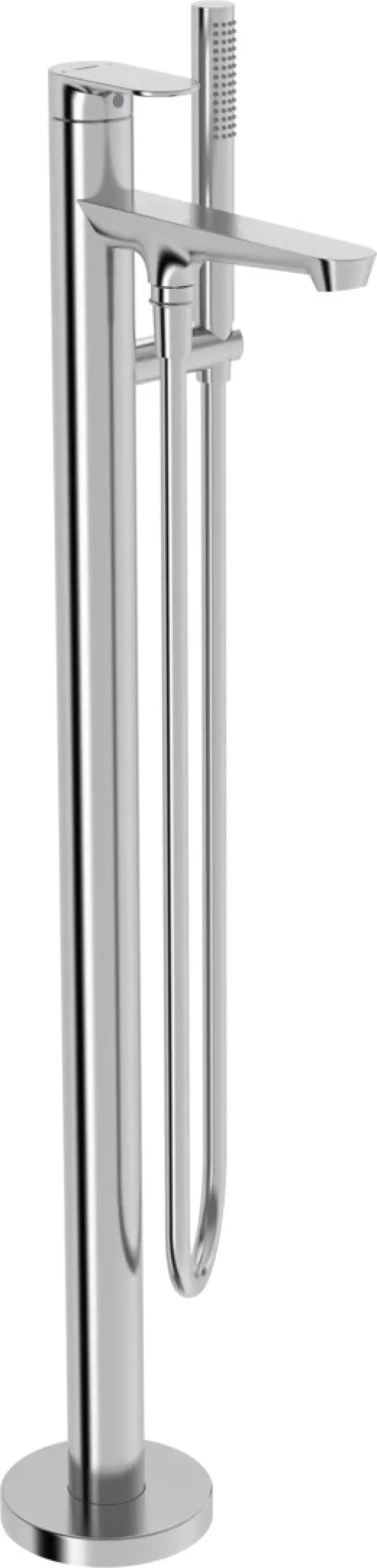 HansaGenesis Μπαταρία Λουτρού ελεύθερης τοποθέτησης Brushed steel