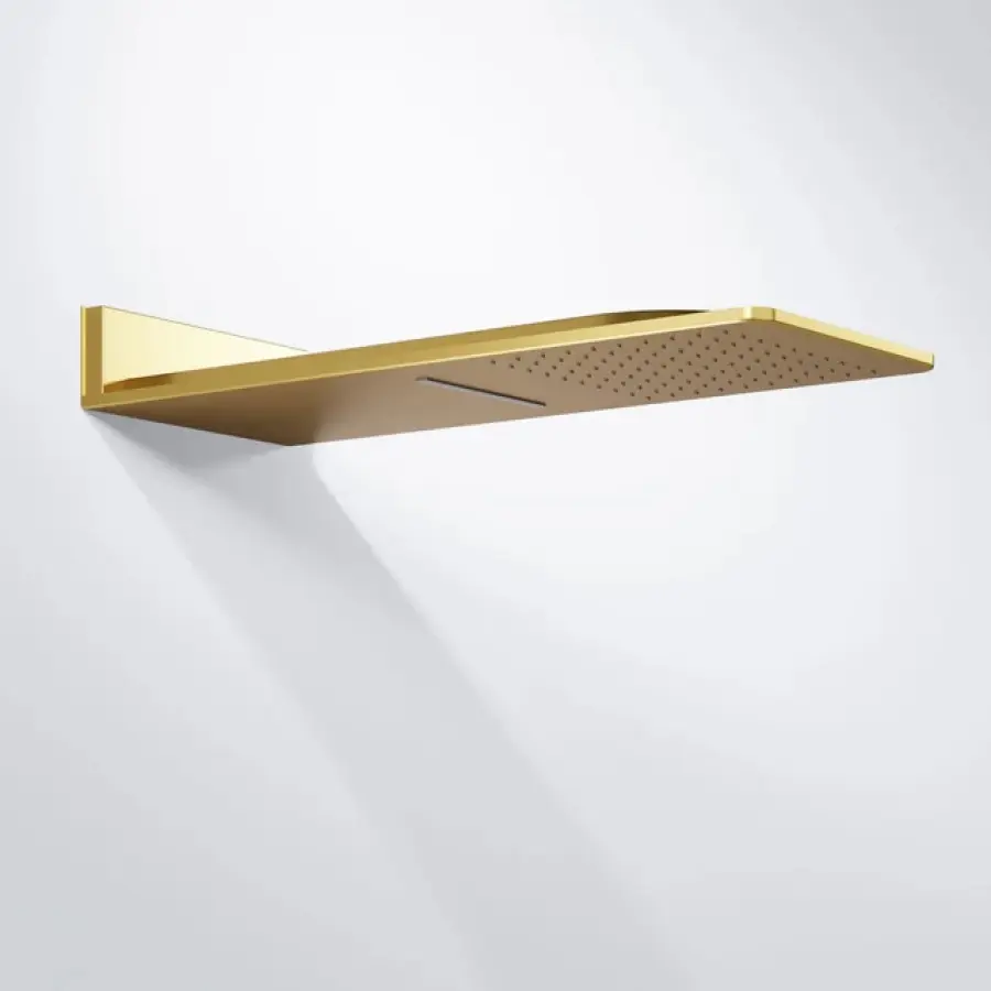 Steinberg 390 Wall rain shower panel Brushed Gold