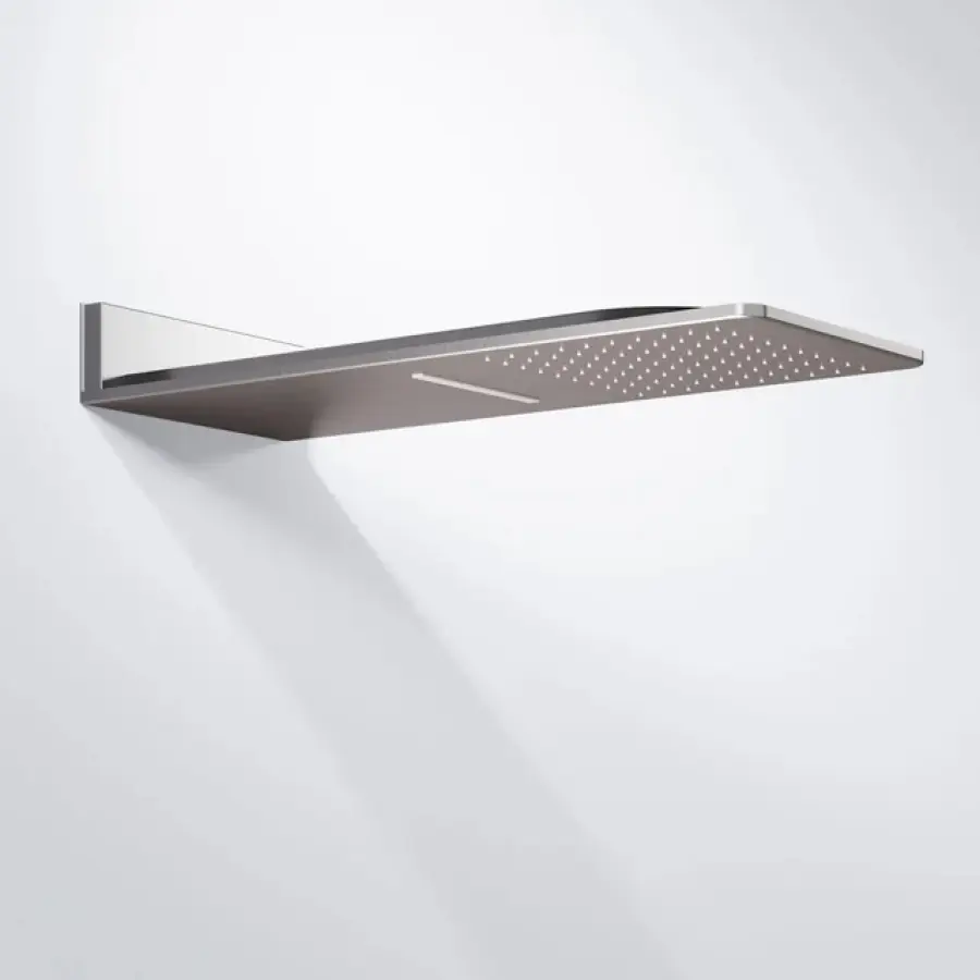Steinberg 390 Κεφαλή Ντους 2 ροών με Καταρράκτη Brushed Gun Metal