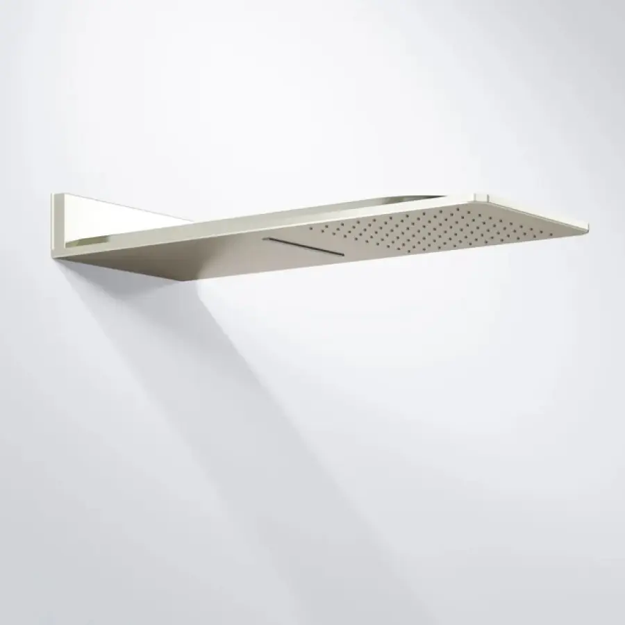 Steinberg 390 Κεφαλή Ντους 2 ροών με Καταρράκτη Brushed Nickel