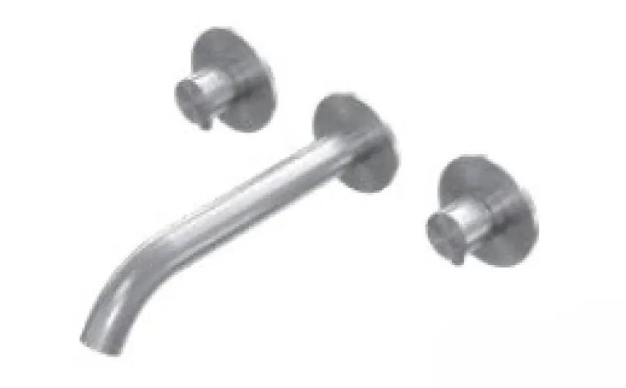 AMA RHEA Εντοιχισμένη Μπαταρία Νιπτήρος Stainless steel