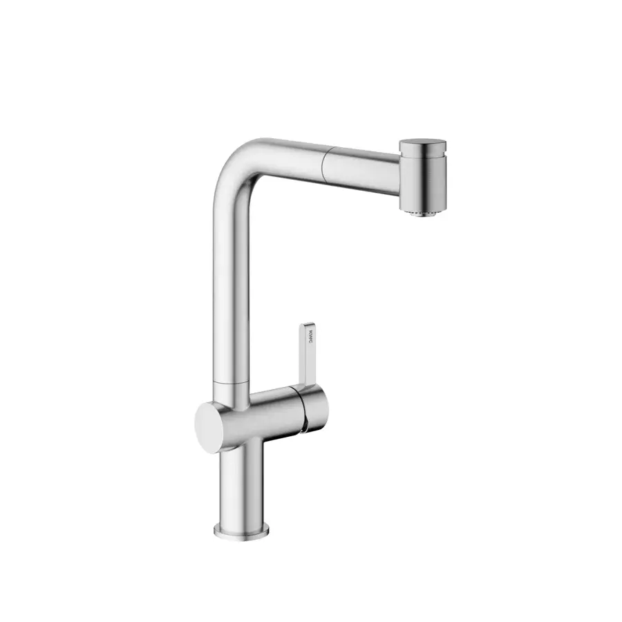 KWC Μπαταρία Κουζίνας BEVO E με αποσπώμενο ντουσάκι Stainless Steel