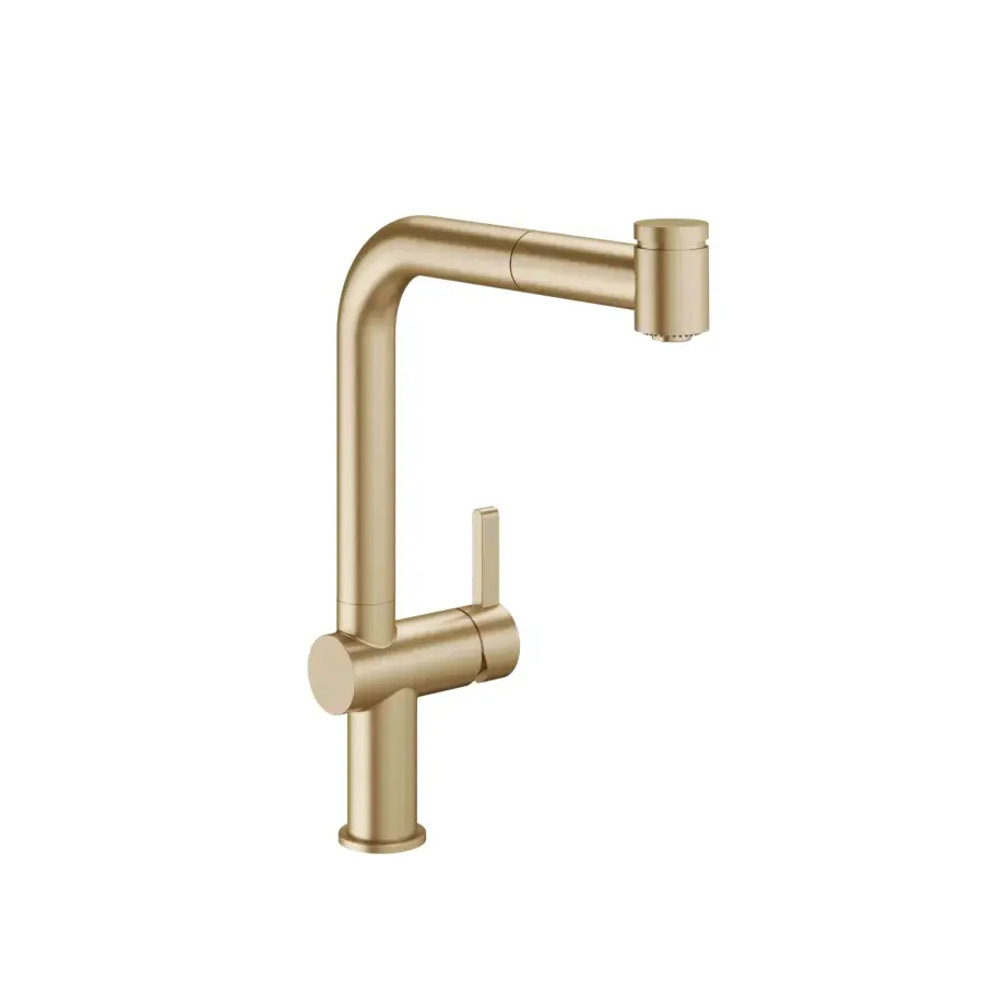 KWC BEVO E Lever mixer - kitchen Brushed Copper