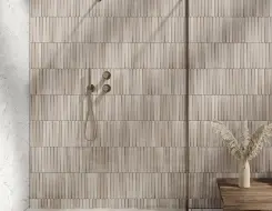 AMA RHEA Εντοιχισμένη Μπαταρία Ντους 2 σημείων Stainless steel