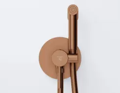 Steinberg 100 Bidet concealed - single lever mixer Brushed Copper