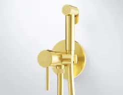 Steinberg 100 Bidet concealed - single lever mixer Brushed Gold