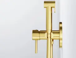 Steinberg 100 Bidet concealed - single lever mixer Brushed Gold