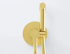 Steinberg 100 Bidet concealed - single lever mixer Brushed Gold