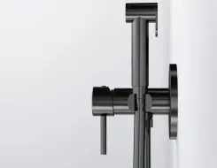 Steinberg 100 Bidet concealed - single lever mixer Brushed Gun Metal