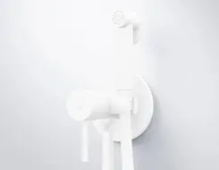 Steinberg 340 Bidet concealed - single lever mixer Matt White