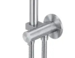AMA RHEA concealed single lever mixer with bidet spray stainless steel
