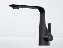 Steinberg 290 Single-lever basin mixer Matt Black