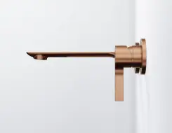 Steinberg 290 Wall-mounted single-lever basin mixer Brushed Copper