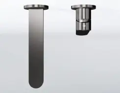 Steinberg 340 Μπαταρία Νιπτήρος Τοίχου Brushed Gun Metal