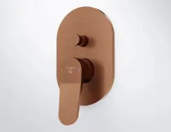 Steinberg 340 Εντοιχισμένος μείκτης ντους 2 σημείων Brushed Copper