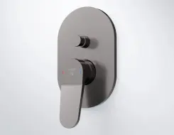 Steinberg 340 Εντοιχισμένος μείκτης ντους 2 σημείων Brushed Gun Metal