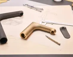 HansaGenesis Washbasin faucet Brushed bronze