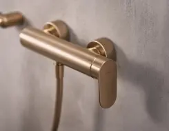 HansaGenesis Μπαταρία Ντούς Brushed bronze