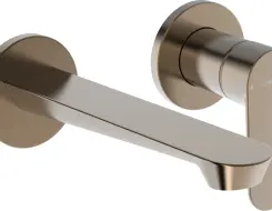 HansaGenesis Μπαταρία Νιπτήρος τοίχου Brushed bronze