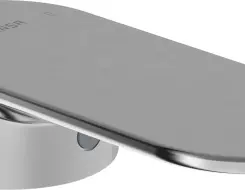 HansaGenesis Χεράκι για μπαταρία λουτρού Brushed steel