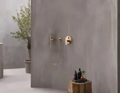 HansaGenesis Χεράκι για μπαταρία λουτρού Brushed bronze