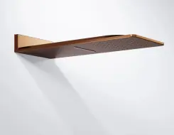 Steinberg 390 Wall rain shower panel Brushed Copper