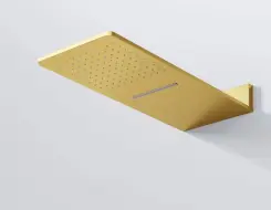 Steinberg 390 Wall rain shower panel Brushed Gold
