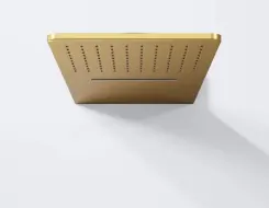 Steinberg 390 Wall rain shower panel Brushed Gold