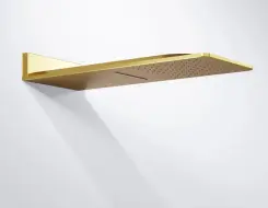 Steinberg 390 Wall rain shower panel Brushed Gold