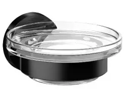 emco round Soap holder - Black