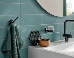 emco round Soap holder - Black