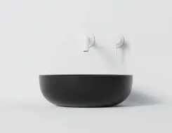 Steinberg 440 Countertop washbasin 400 mm Matt Black