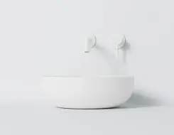 Steinberg 440 Countertop washbasin 400 mm Matt White