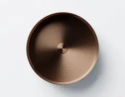 Steinberg 442 Stainless Steel Νιπτήρας ø 400 x 110mm Brushed Copper