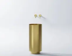 Steinberg 442 Stainless Steel Νιπτήρας Brushed Gold