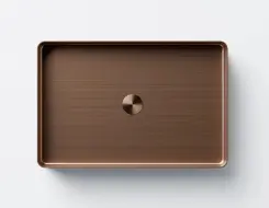 Steinberg 442 Stainless Steel Νιπτήρας 600mm x 400mm Brushed Copper
