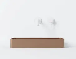 Steinberg 442 Stainless Steel Νιπτήρας 600mm x 400mm Brushed Copper