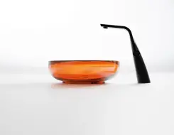 Steinberg 489 Countertop washbasin ⌀400mm x 120mm Amber