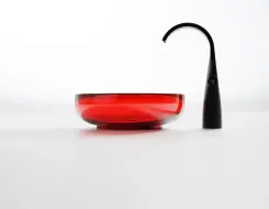 Steinberg 489 Countertop washbasin ⌀400mm x 120mm Ruby