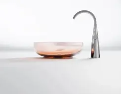 Steinberg 489 Countertop washbasin ⌀400mm x 120mm Apricot