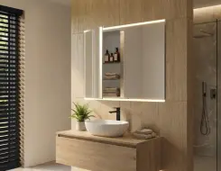Illuminated mirror cabinet EMCO 800, 595mm  (2 doors)