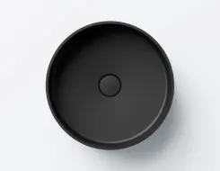 Steinberg 740 Countertop Basin 400x400x120 Matt Black