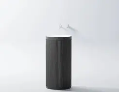 Steinberg 740 Νιπτήρας Ελεύθερης Τοποθέτησης ø 450mm Matt White / Matt Black