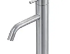 AMA RHEA Μπαταρία Νιπτήρος Stainless steel