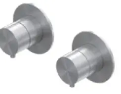 AMA RHEA Built-in thermostatic mixer in stainless steel