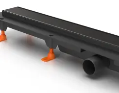 Γραμμικό Σιφώνι Weridrain exclusive 40 FLIS Black Tileble 550mm