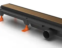 Γραμμικό Σιφώνι Weridrain exclusive 40 FLIS Bronze Tileble 750mm